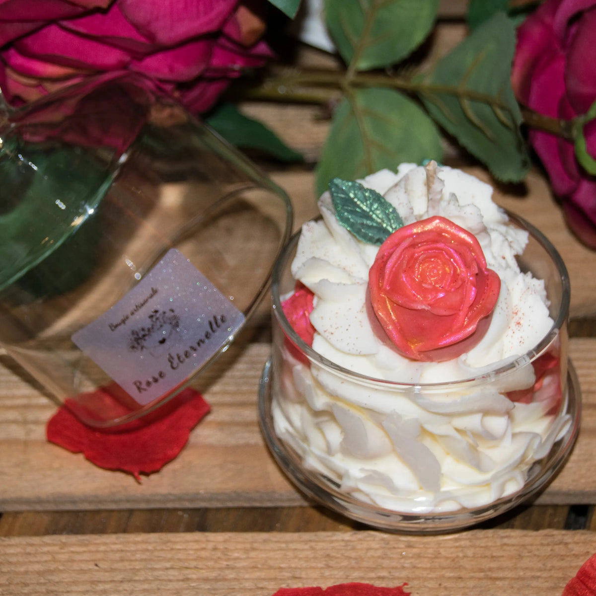 Bougie chantilly sous Cloche L'Atelier Ginko - Boutique en Ligne