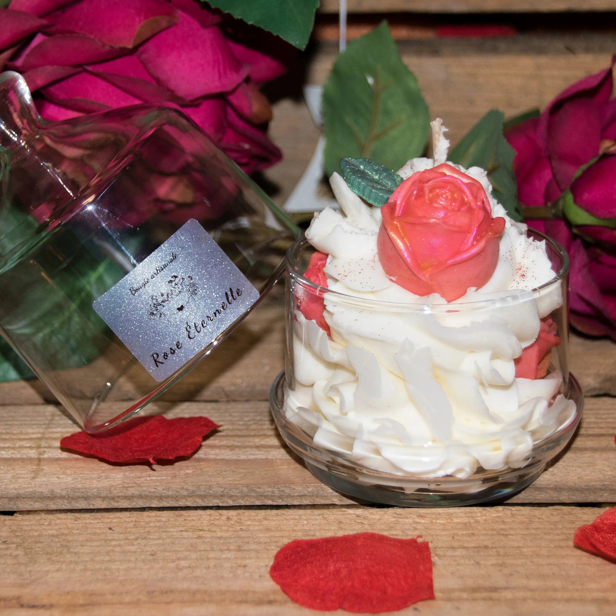 Bougie chantilly sous Cloche L'Atelier Ginko - Boutique en Ligne