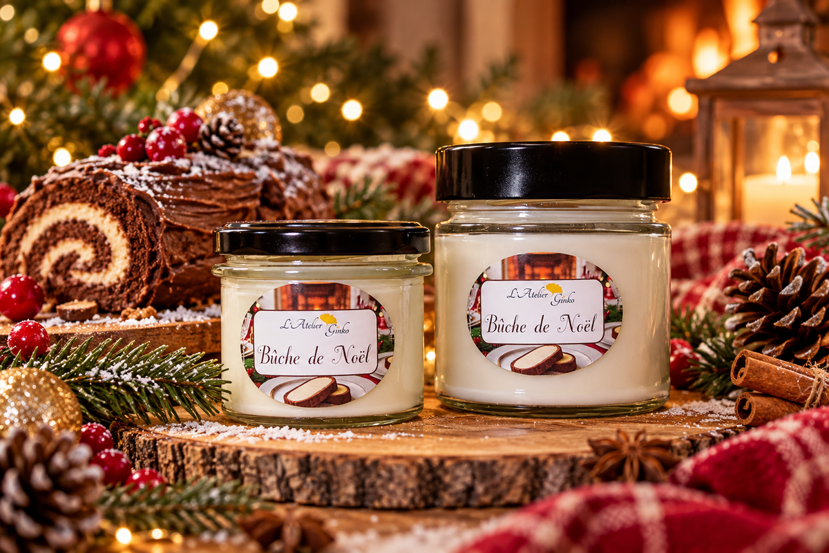 Christmas Log scented candle