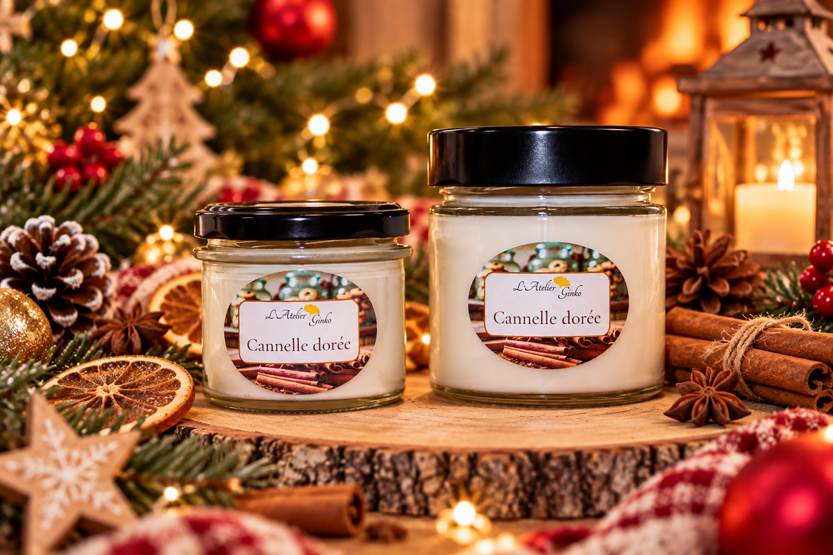 Golden Cinnamon Scented Candle