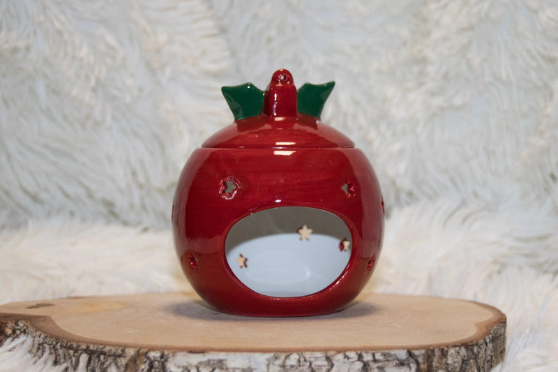 Brûle-parfum Boule Rouge L'Atelier Ginko - Boutique en Ligne