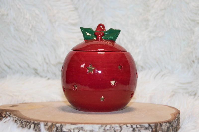 Brûle-parfum Boule Rouge L'Atelier Ginko - Boutique en Ligne