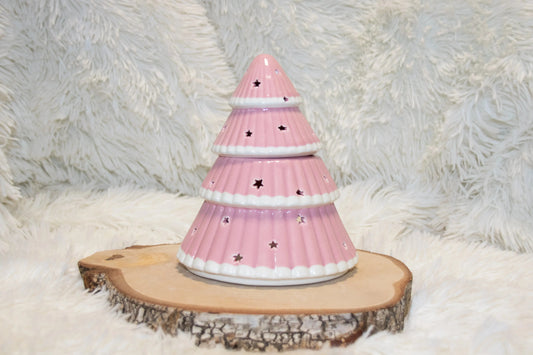 Brûle-parfum Sapin de Noël Rose - L'Atelier Ginko - Boutique en Ligne