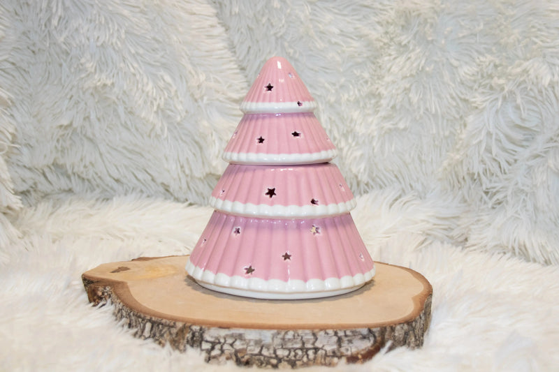 Brûle-parfum Sapin de Noël Rose - L'Atelier Ginko - Boutique en Ligne