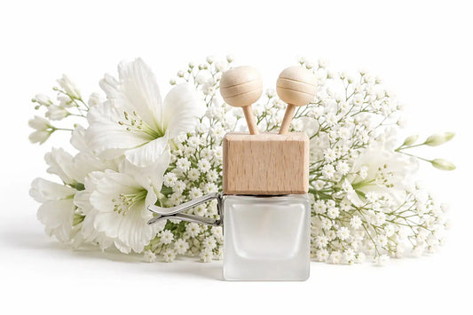 Diffuseur Voiture Bouquet de fleurs blanches L'Atelier Ginko - Boutique en Ligne
