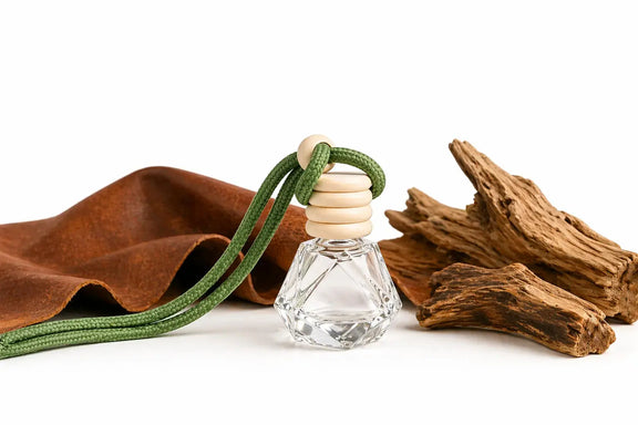 Diffuseur Voiture Cuir et bois L'Atelier Ginko - Boutique en Ligne