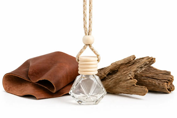 Diffuseur Voiture Cuir et bois L'Atelier Ginko - Boutique en Ligne