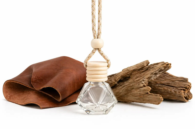 Diffuseur Voiture Cuir et bois L'Atelier Ginko - Boutique en Ligne