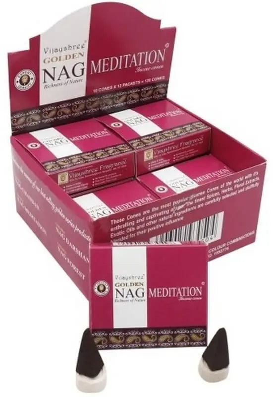 Cônes Naturels Vijayshree Golden L'Atelier Ginko - Boutique en Ligne