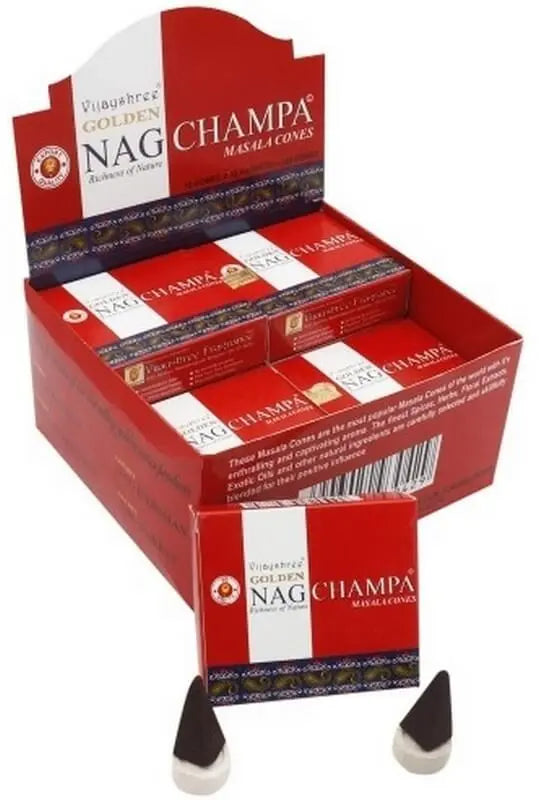 Cônes Naturels Vijayshree Golden L'Atelier Ginko - Boutique en Ligne