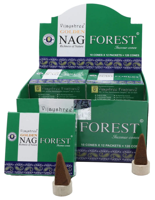 Cônes Naturels Vijayshree Golden L'Atelier Ginko - Boutique en Ligne