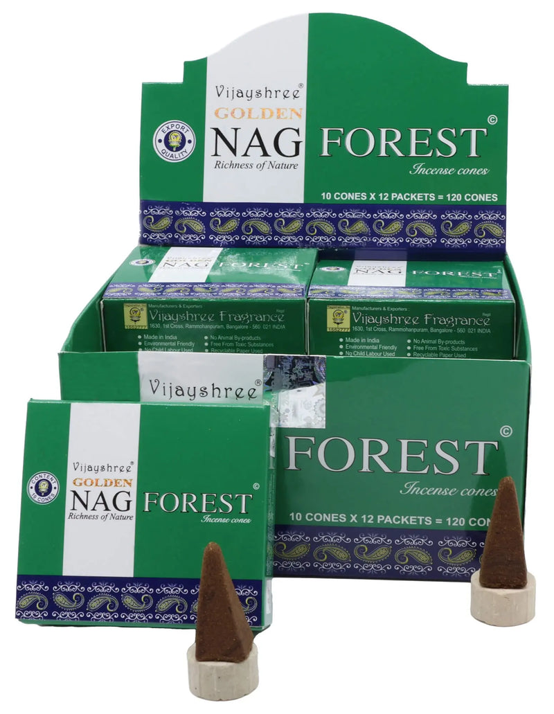 Cônes Naturels Vijayshree Golden L'Atelier Ginko - Boutique en Ligne