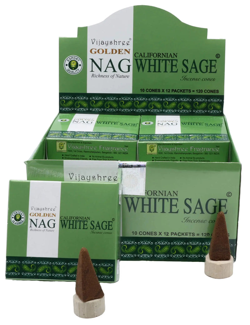 Cônes Naturels Vijayshree Golden L'Atelier Ginko - Boutique en Ligne