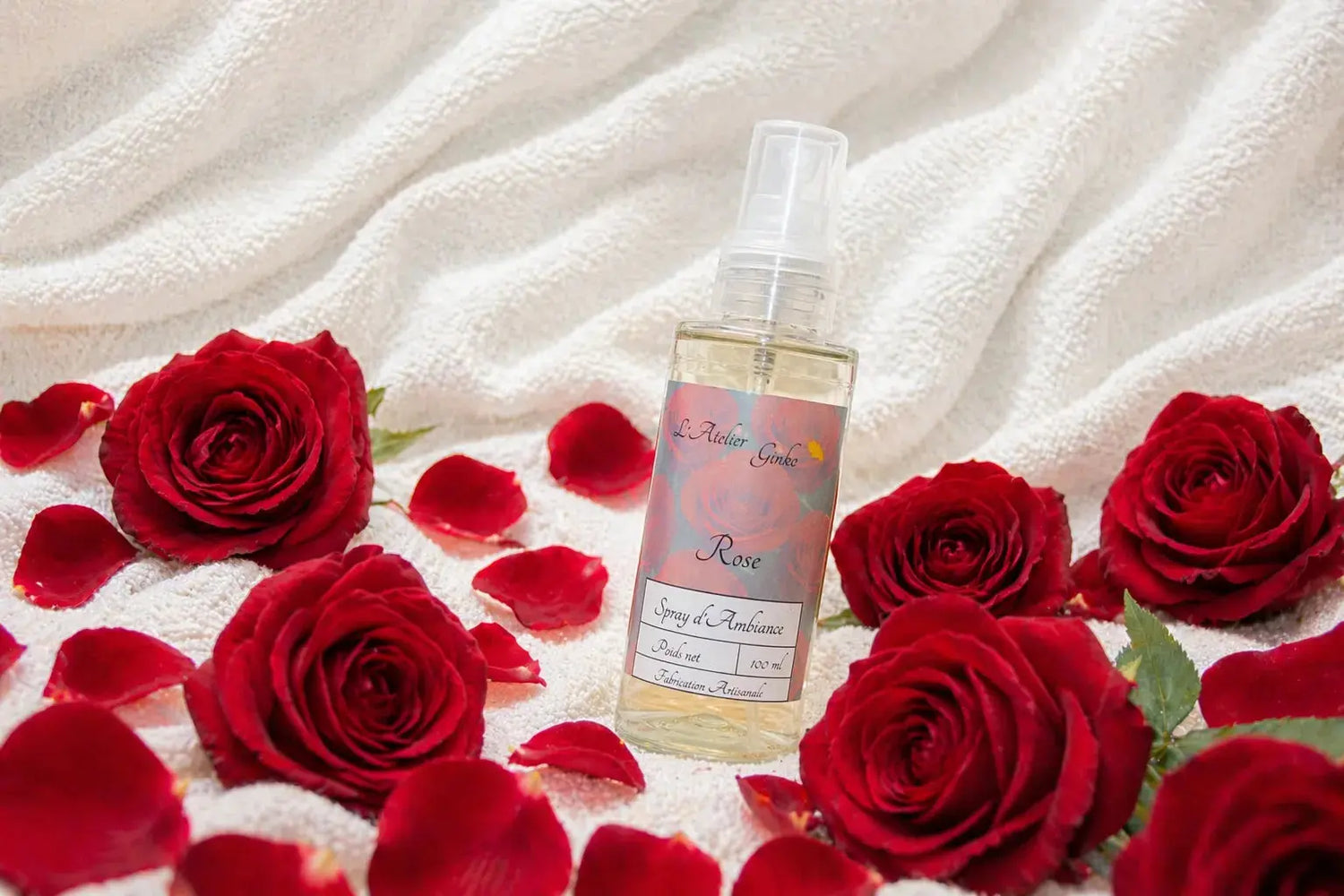 Spray d'Ambiance Rose L'Atelier Ginko - Boutique en Ligne