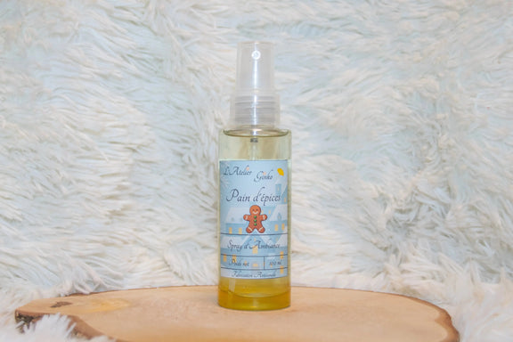 Spray d'Ambiance Noël Pain d'épices - L'Atelier Ginko - Boutique en Ligne