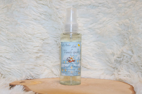 Spray d'Ambiance Noël Vanille épicée - L'Atelier Ginko - Boutique en Ligne