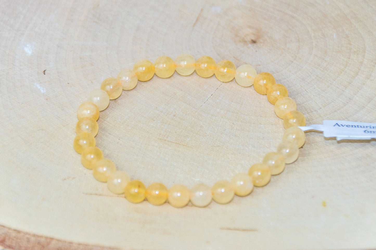 Bracelet Aventurine jaune L'Atelier Ginko - Boutique en Ligne