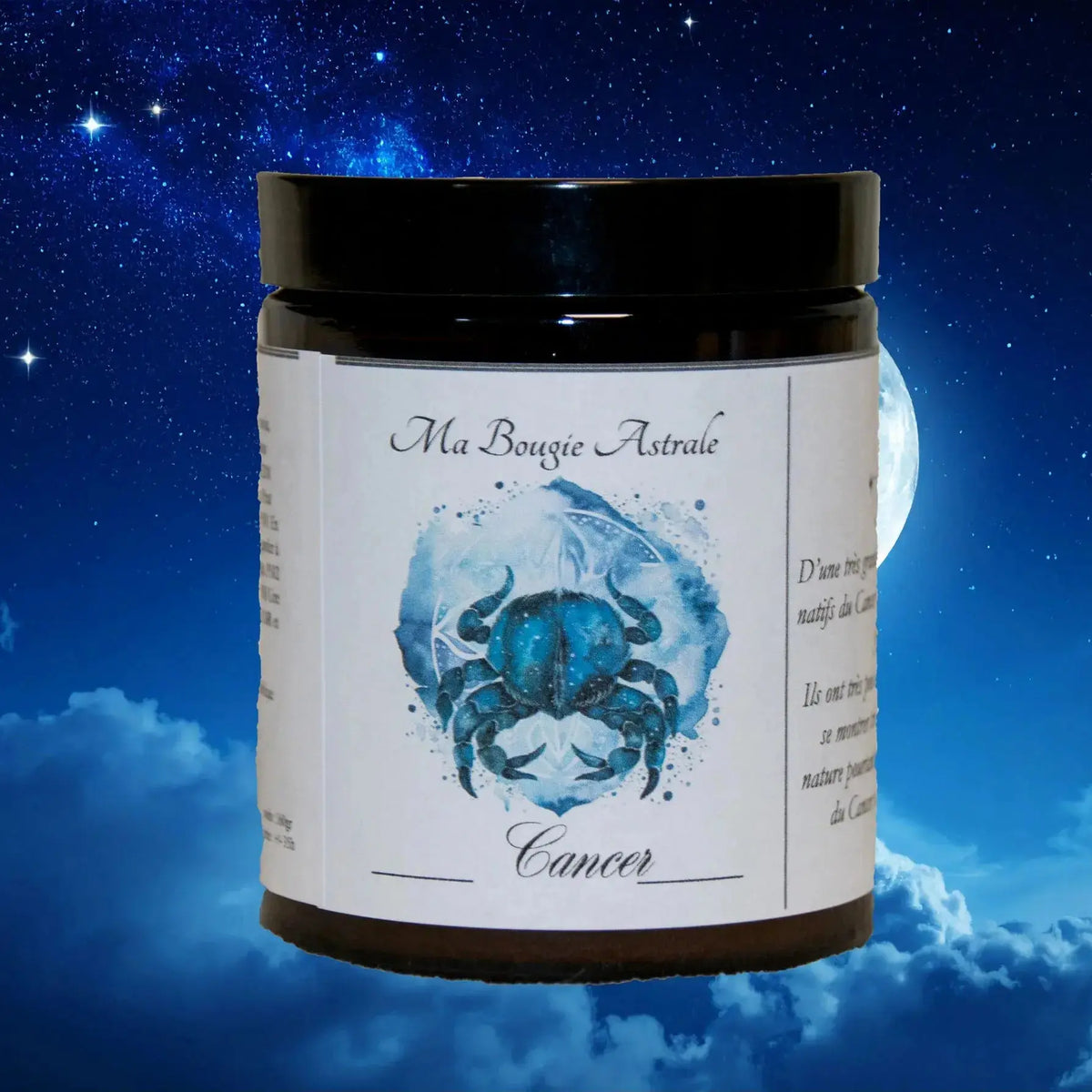 Bougie Astrologique Cancer L'Atelier Ginko - Boutique en Ligne