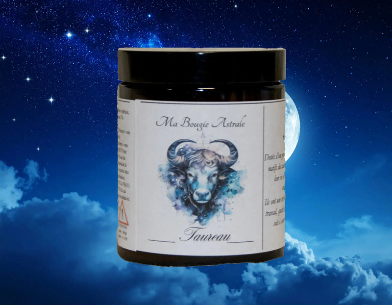 Bougie Astrologique Taureau L'Atelier Ginko - Boutique en Ligne