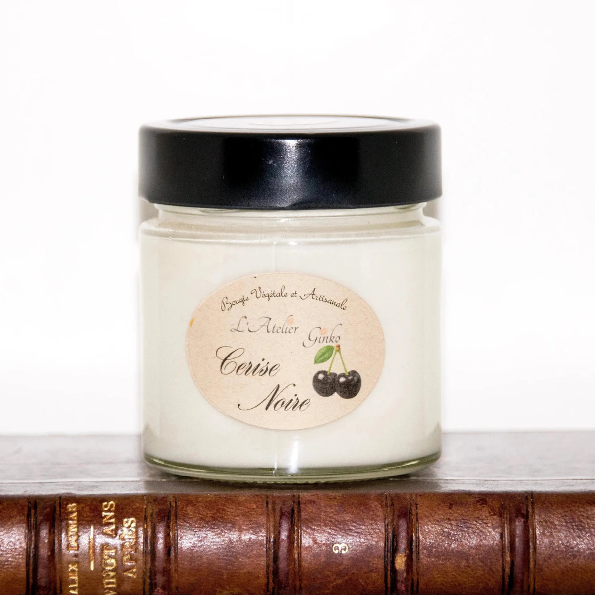 Bougie parfumée Cerise noire en cire de soja - L'Atelier Ginko - Boutique en Ligne