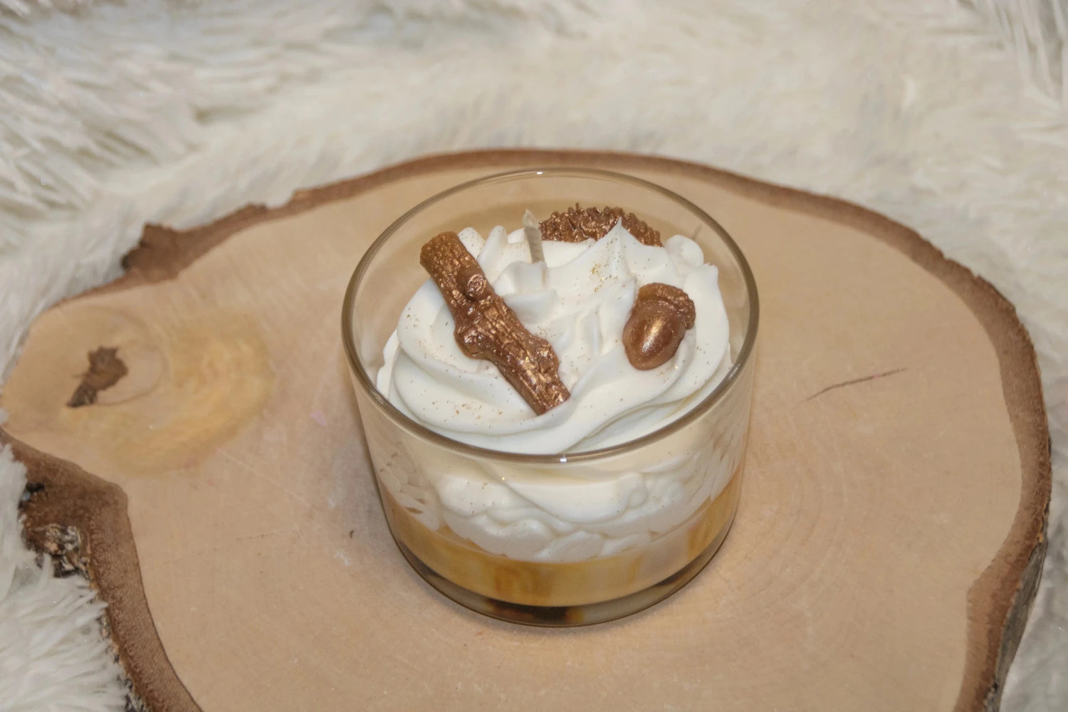 Bougie Chantilly Feu de bois - L'Atelier Ginko - Boutique en Ligne