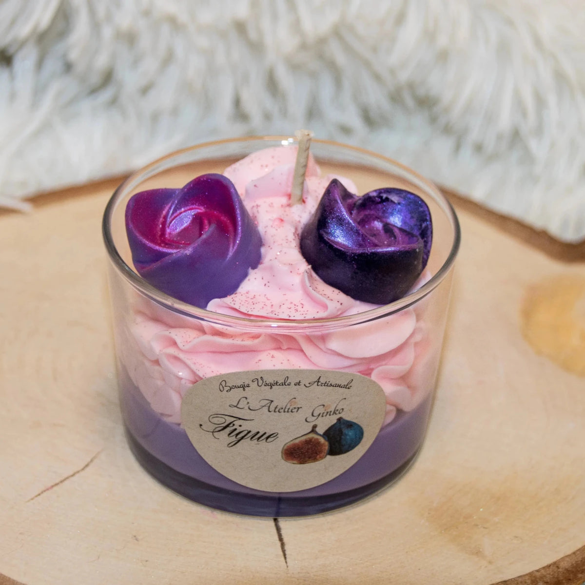 Bougie chantilly Figue - L'Atelier Ginko - Boutique en Ligne