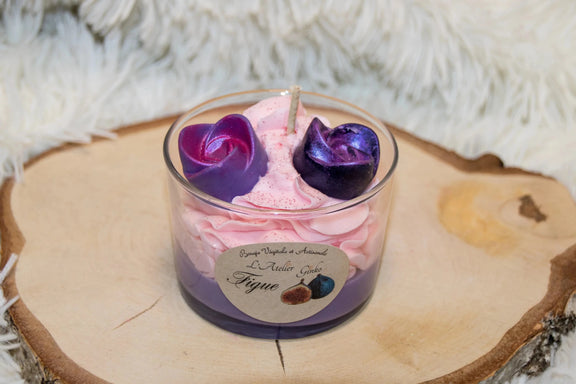 Bougie chantilly Figue - L'Atelier Ginko - Boutique en Ligne
