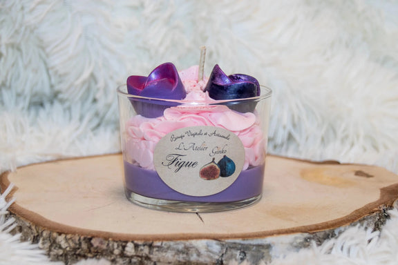 Bougie chantilly Figue - L'Atelier Ginko - Boutique en Ligne