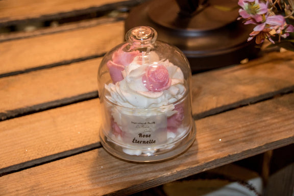 Bougie chantilly sous Cloche différentes couleurs disponibles – L'Atelier Ginko