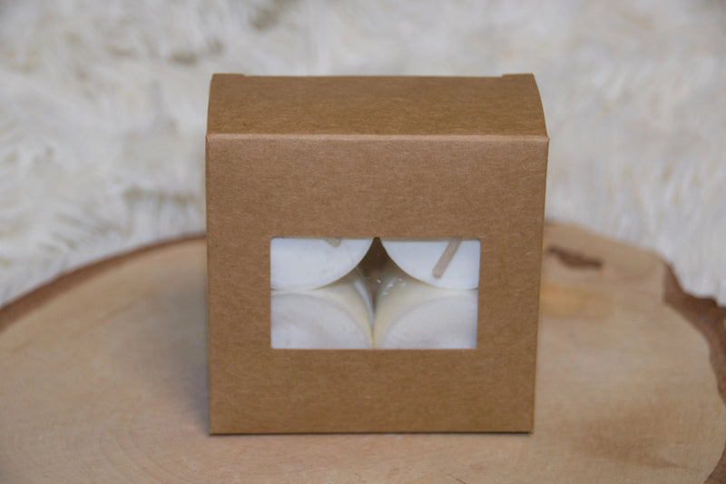 bougie chauffe-plat en cire de soja dans godet en verre