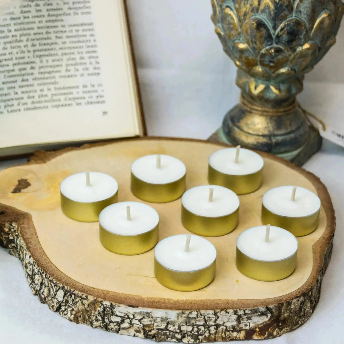 Bougie chauffe-plat parfumée Boisée - L'Atelier Ginko - Boutique en Ligne
