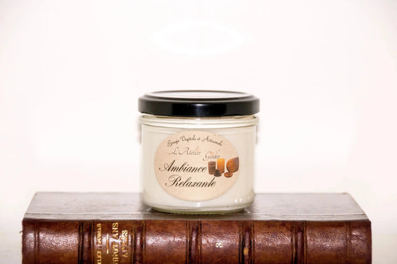 Bougie parfumée Ambiance Relaxante - L'Atelier Ginko - Boutique en Ligne