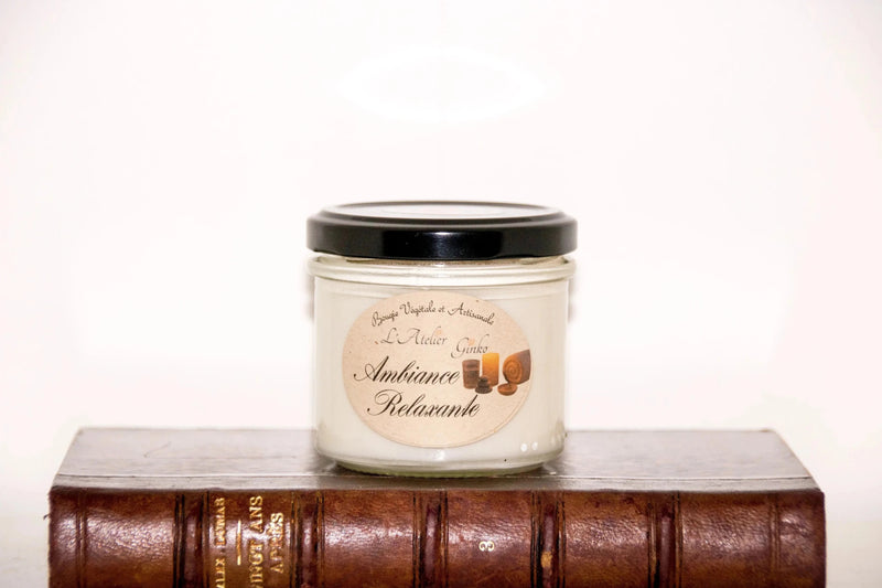 Bougie parfumée Ambiance Relaxante - L'Atelier Ginko - Boutique en Ligne