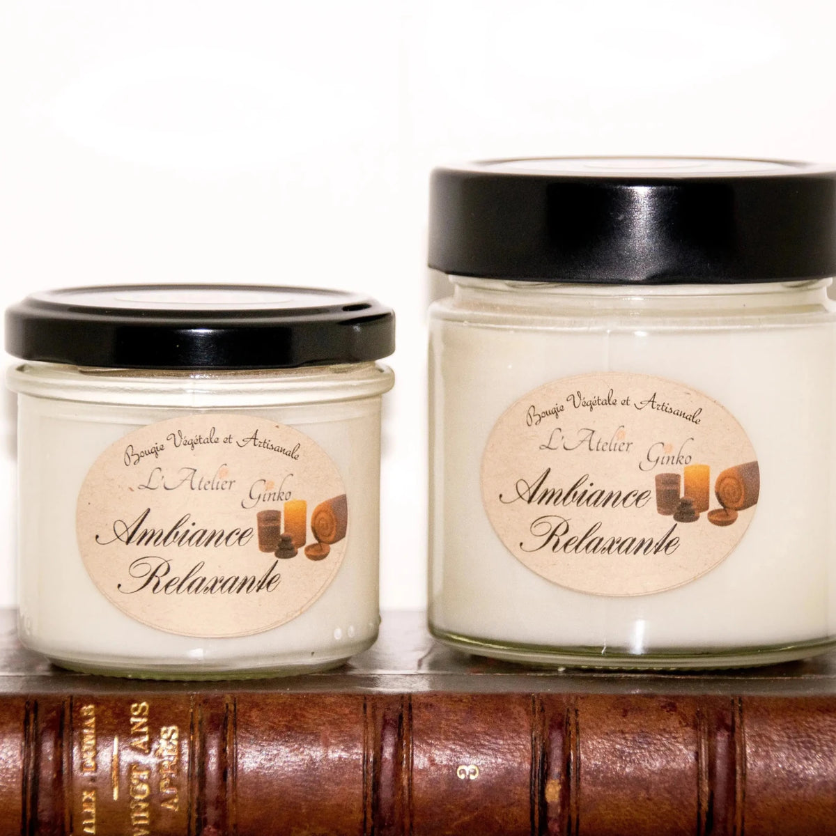 Bougie parfumée Ambiance Relaxante - L'Atelier Ginko - Boutique en Ligne