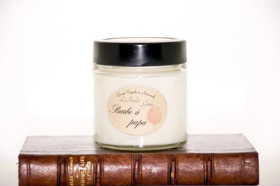 Bougie parfumée Barbe à Papa - L'Atelier Ginko - Boutique en Ligne
