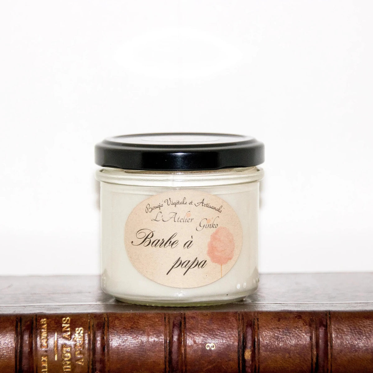 Bougie parfumée Barbe à Papa - L'Atelier Ginko - Boutique en Ligne