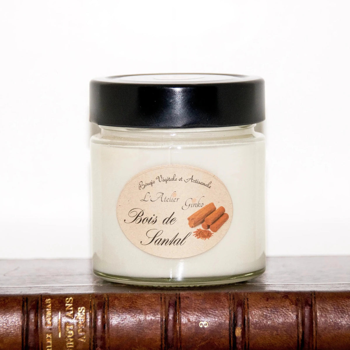 Bougie parfumée Bois de santal - L'Atelier Ginko - Boutique en Ligne