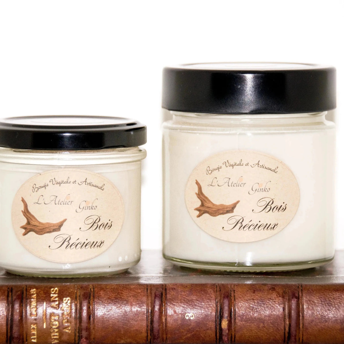 Bougie parfumée Bois précieux - L'Atelier Ginko - Boutique en Ligne