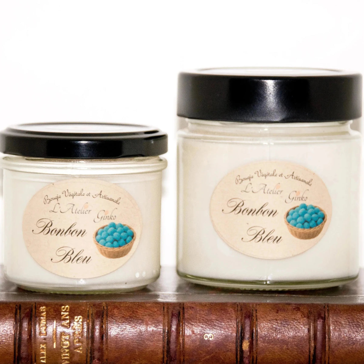 Bougie parfumée Bonbon bleu - L'Atelier Ginko - Boutique en Ligne