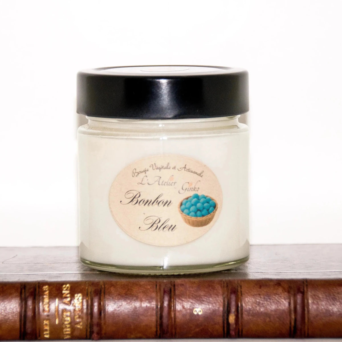 Bougie parfumée Bonbon bleu - L'Atelier Ginko - Boutique en Ligne