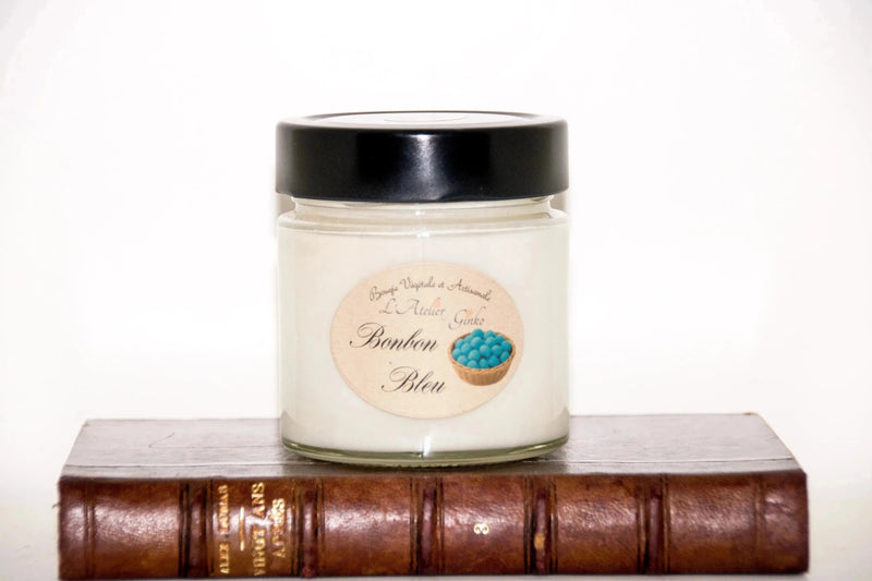 Bougie parfumée Bonbon bleu - L'Atelier Ginko - Boutique en Ligne