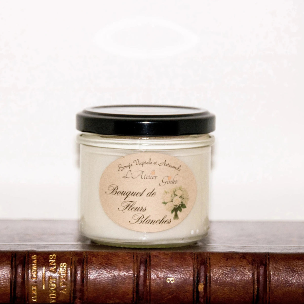 Bougie parfumée Bouquet de Fleurs blanches - L'Atelier Ginko - Boutique en Ligne