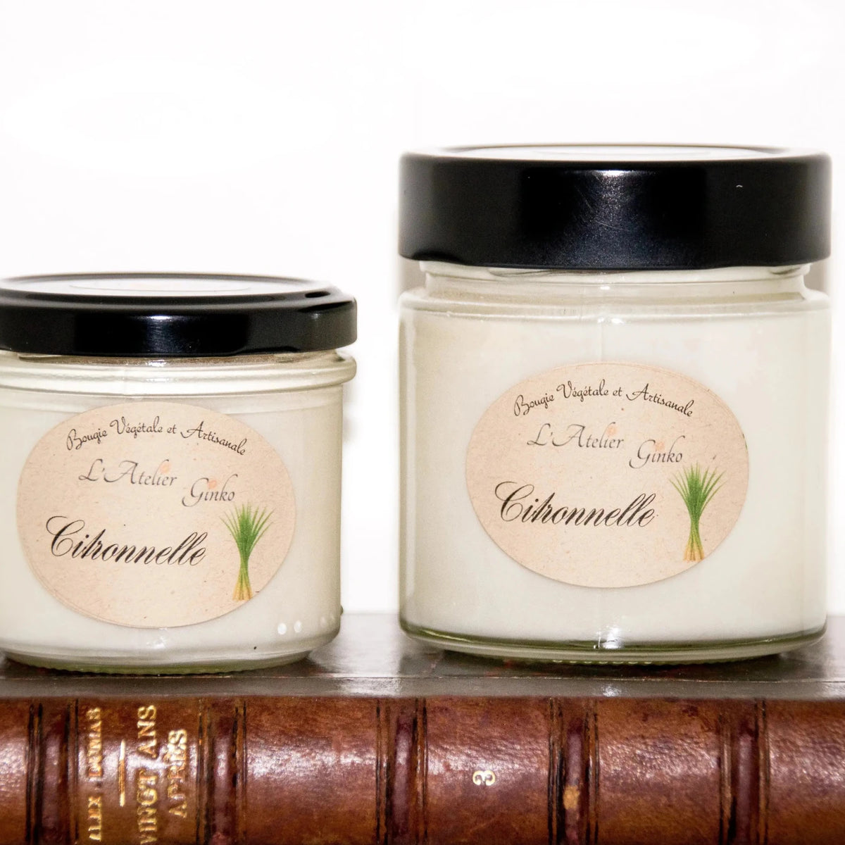 Bougie parfumée Citronnelle - L'Atelier Ginko - Boutique en Ligne