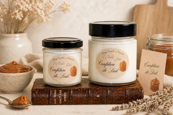 Bougie parfumée Confiture de lait - L'Atelier Ginko - Boutique en Ligne