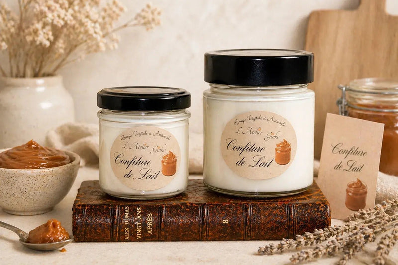 Bougie parfumée Confiture de lait - L'Atelier Ginko - Boutique en Ligne