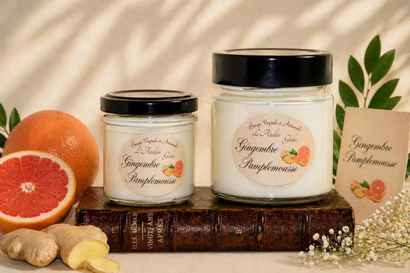 Bougie parfumée Gingembre pamplemousse - L'Atelier Ginko - Boutique en Ligne