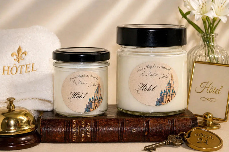 Bougie parfumée Hôtel - L'Atelier Ginko - Boutique en Ligne