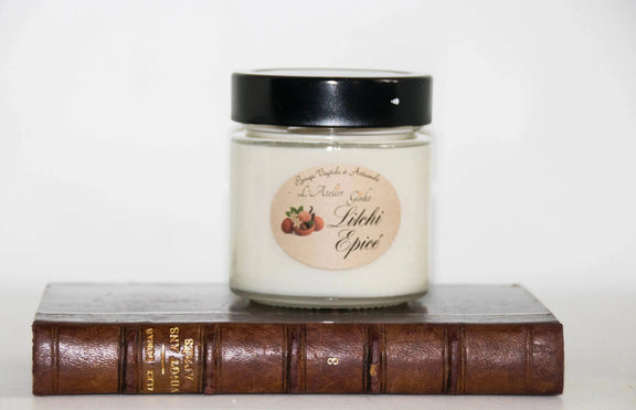 Bougie parfumée Litchi épicé - L'Atelier Ginko - Boutique en Ligne