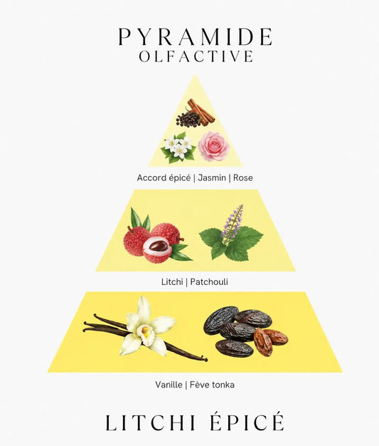 Bougie parfumée Litchi épicé - L'Atelier Ginko - Boutique en Ligne
