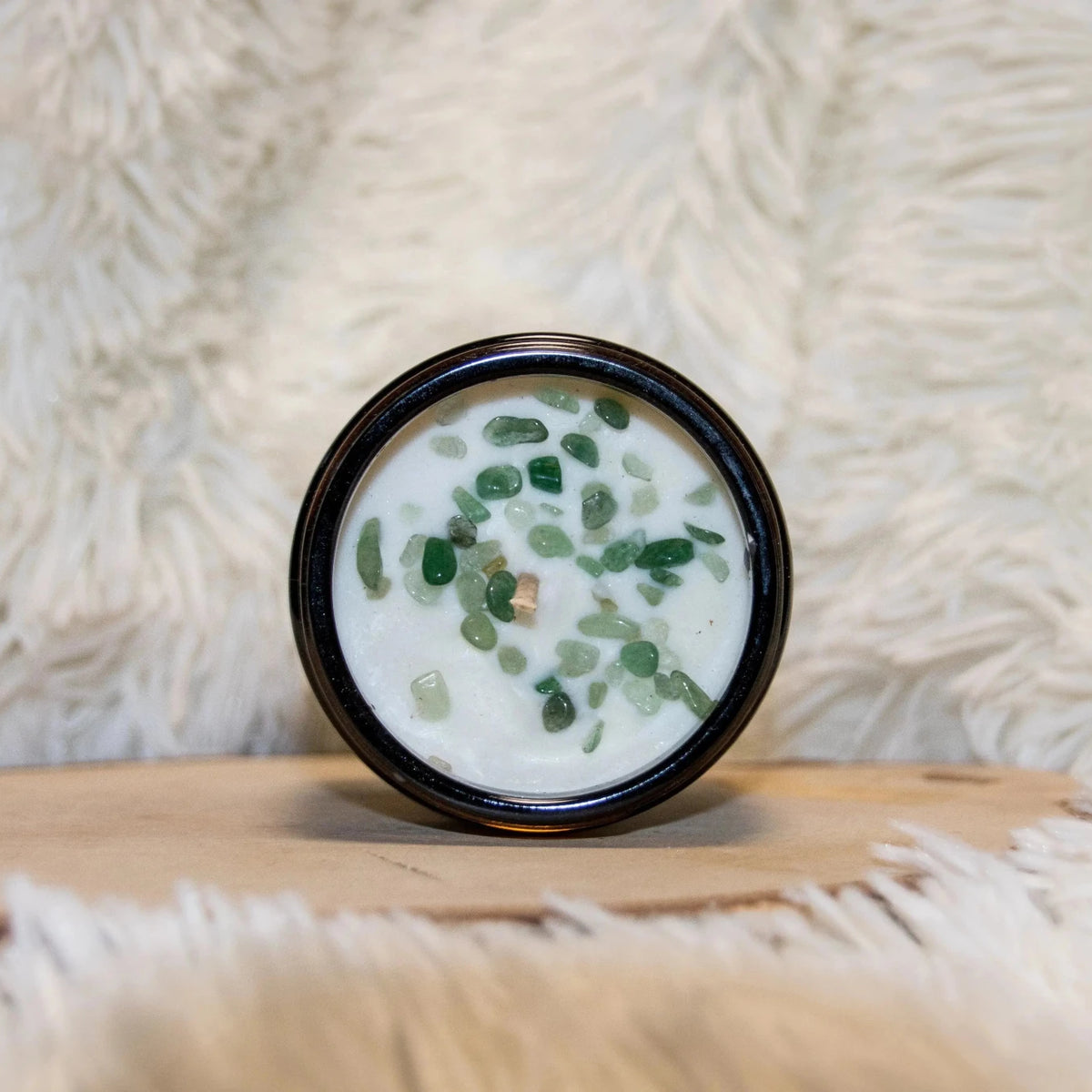 Bougie parfumée Lithothérapie Prospérité - L'Atelier Ginko - Boutique en Ligne